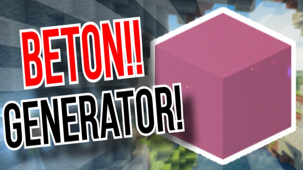 BETON / Concrete GENERATOR! - Beton Maschine - Beton 
