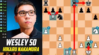 Wesley So *CRUSHED* Hikaru Nakamura with 5 Great Moves - PRO League Group Stage 2020