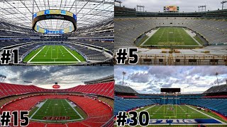 RANKING EVERY NFL STADIUM FROM WORST TO BEST!