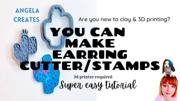 LEARN TO MAKE CUTTERS AND STAMPS  FOR CLAY EASY TUTORIAL