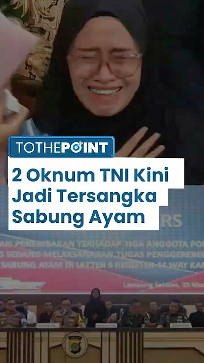Update Kasus Sabung Ayam Lampung, Peltu Lubis Tersangka Judi, Kopka Basarsyah Tersangka Penembakan
