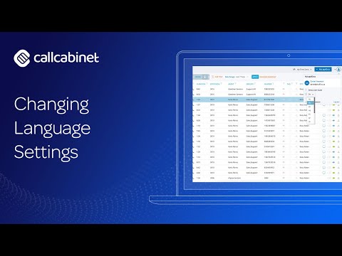 CallCabinet Atmos - Changing Language Settings