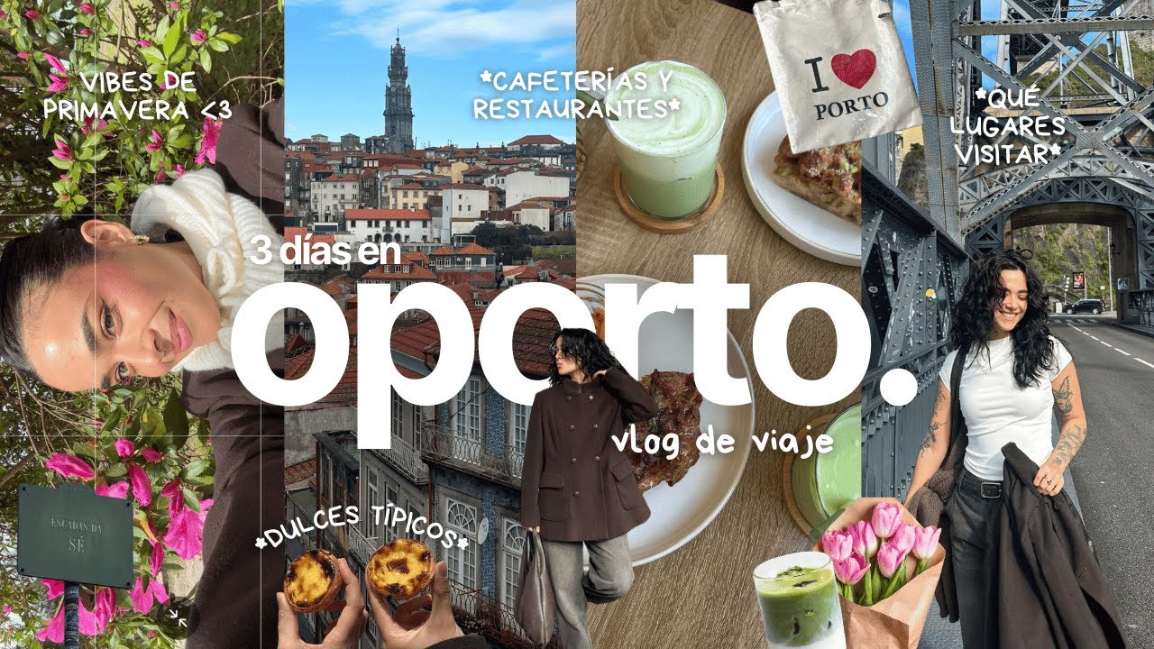 3 días en OPORTO ✨ Vlog de viaje, cafés bonitos y lugares imprescindibles