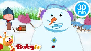 Buz gibi eğlence ❄️ ⛄ kış bölümü koleksiyonu | çocuklar için videolar @BabyTVTR