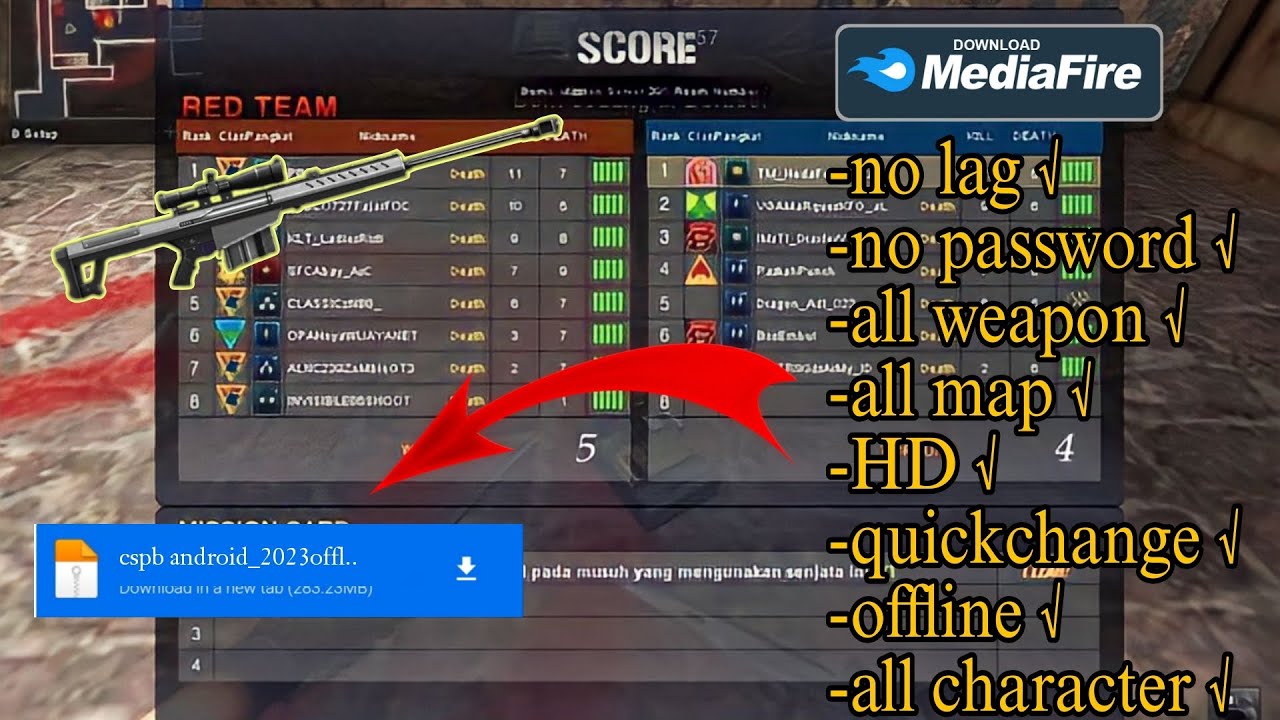 Point Blank Android Offline Terbaru No Password Download CSPB Link Point blank android offline terbaru no password download cspb link