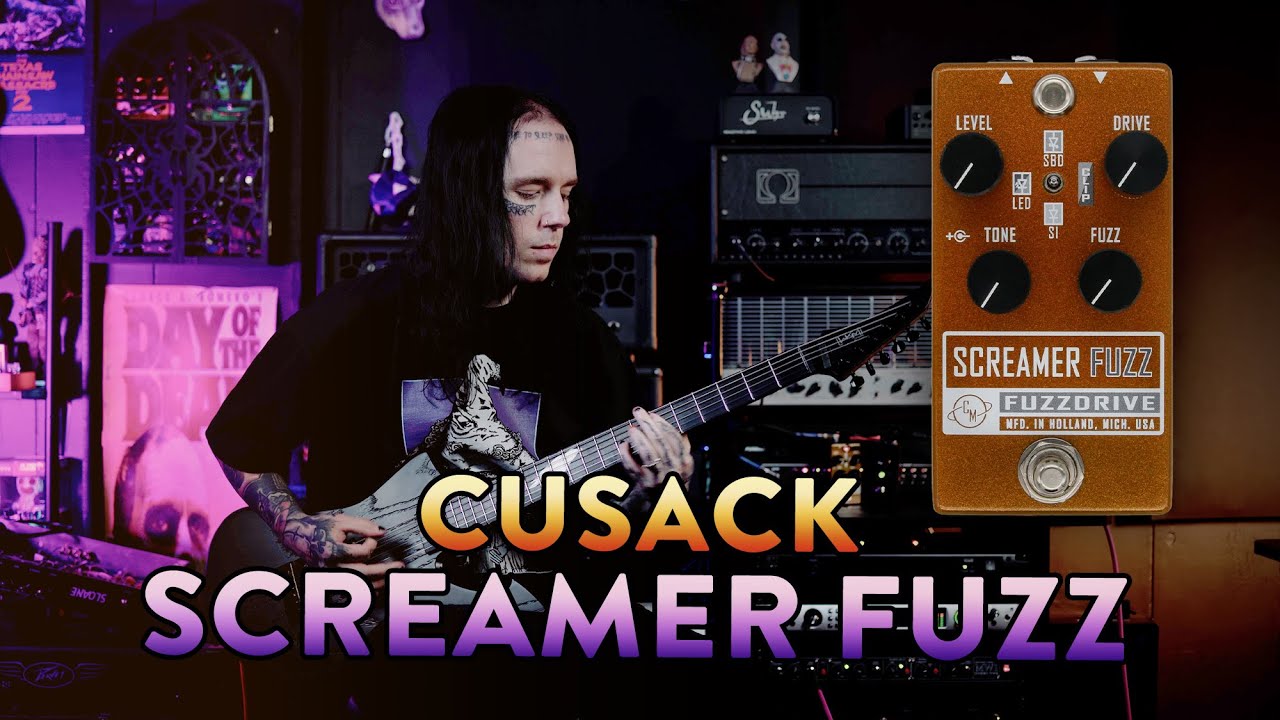 CUSACK - SCREAMER FUZZ - LOW TUNED DEMO! - YouTube