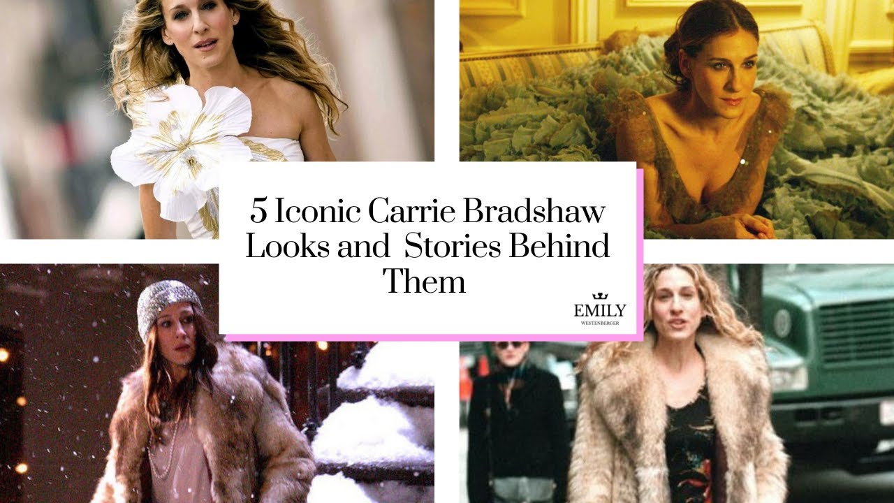 Stories Behind 5 Iconic Carrie Bradshaw Looks Sex And The City Costume Design Youtube