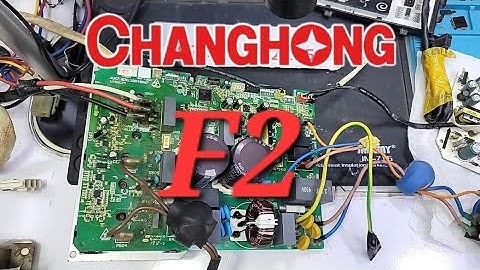 ChangHong Ruba Electrolux  Dc inverter ac F2 error code outdoor pcb  inverter ac pcb training center