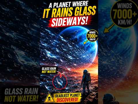 The Alien Planet Where Glass Falls Sideways. Glass Rain Planet 😱 | The Deadliest Planet Ever Found.