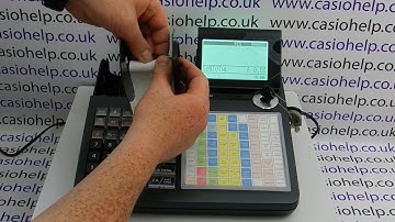 Casio SE-C450 Instructions: Journal Till Roll Loading