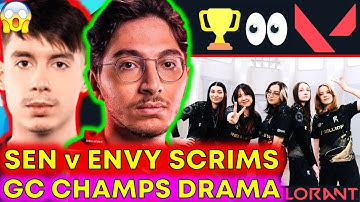 Sentinels FRYING in Envy Scrims, GC Champs DRAMA! 🏆😭