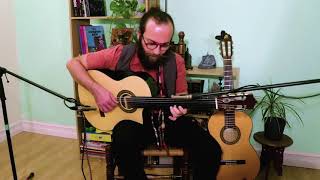 Fretless Guitar- تقاسيم شرقية- Arabic Maqams "Tarek Ghriri-طارق غريري"