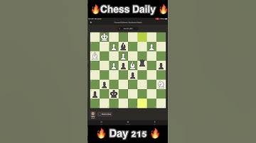 Chess Daily Puzzle Streak - Day 215 🔥 6/26/23 #shorts #chess #dailypuzzle #chesscom