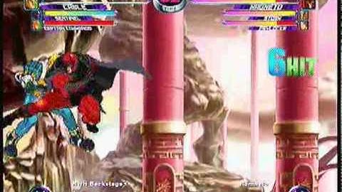 MvC2 Online (360): NWH Backstage (Scrub) vs Brett (MSP) 7 .:12.9.09:.