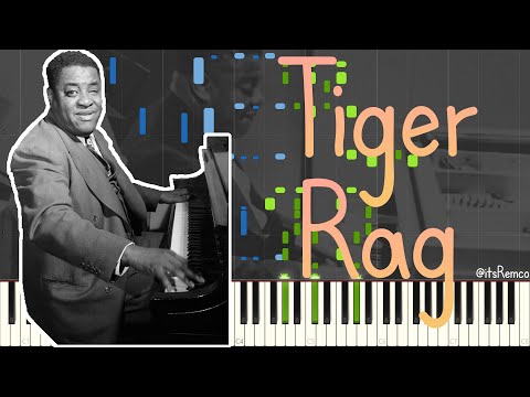 Art Tatum Tiger Rag 1933 Classic Jazz Stride Piano Synthesia The Hardest Fastest Stride Rag 