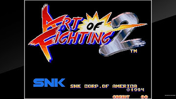 Art of Fighting 2 | Arcade | Intro & Short Playthrough | 4K HDR