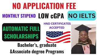 Apply For Free ||100% Graduate Scholarships||HND Certificates Accepted