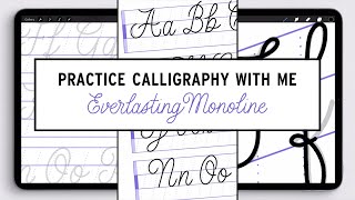 Learn Calligraphy with My FREE Practice Sheets: Everlasting Monoline screenshot 3