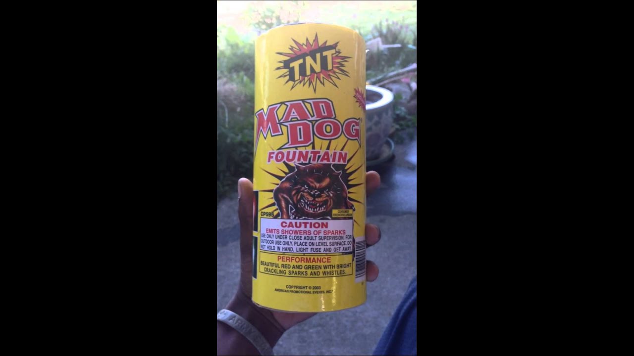 TNT firework mad dog YouTube