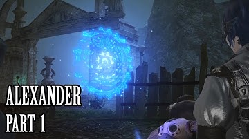 FFXIV Alexander Raid Story Part 1 - All Cutscenes Movie with Derplander