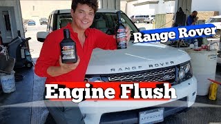 2012 Range Rover Sport AMSOIL Engine Flush oil change