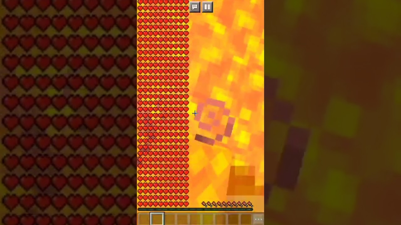 Minecraft, But i Have INFINITE Hearts ❤️ #shorts
