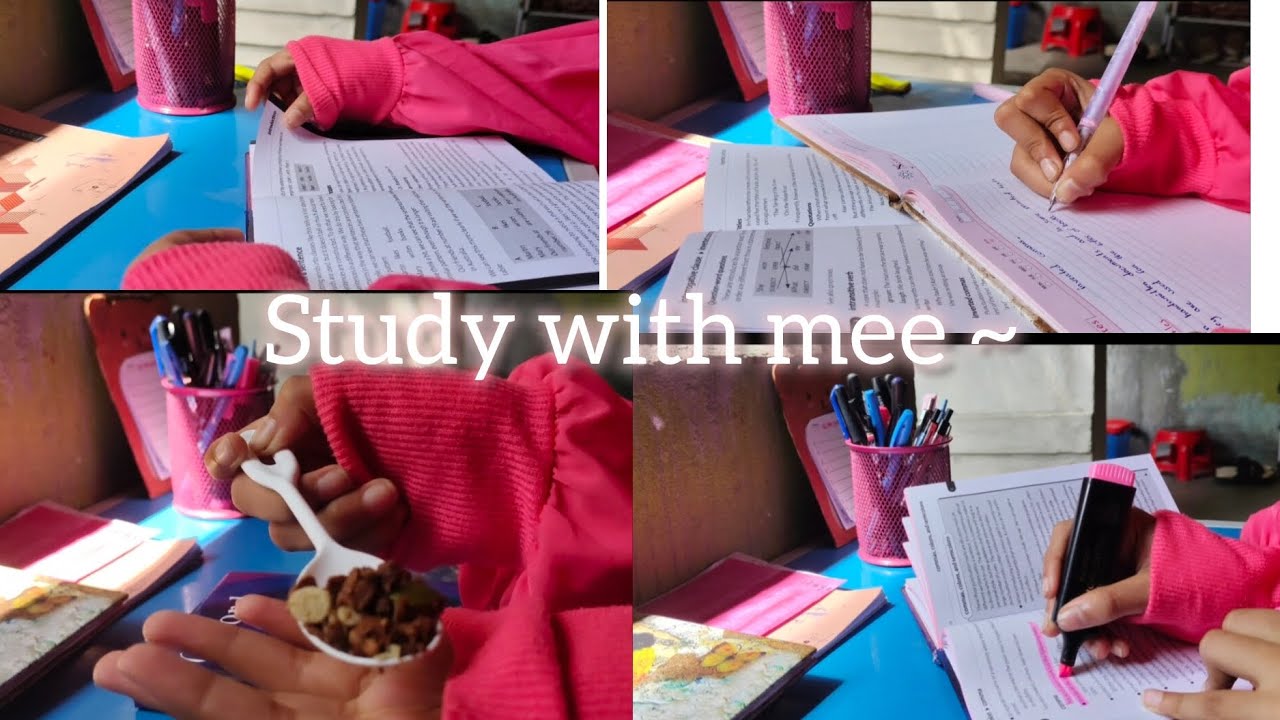 Aesthetic study with mee 💗| reading,writing, snacks and more|