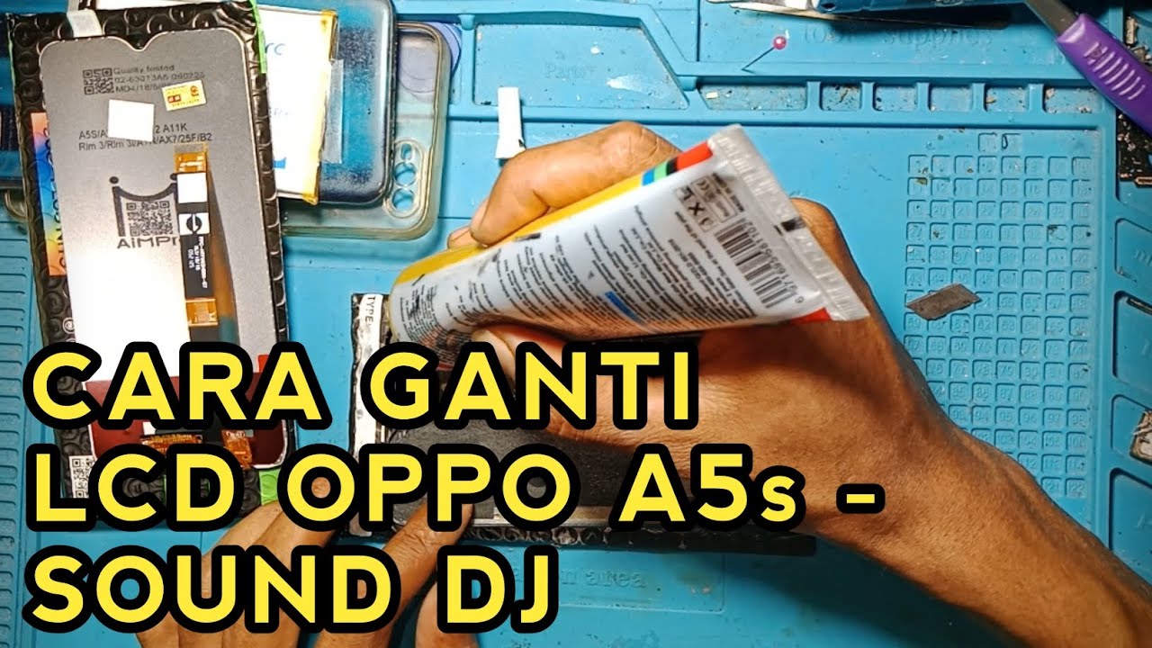 CARA GANTI LCD OPPO A5S #servishp #gantilcdhp 
