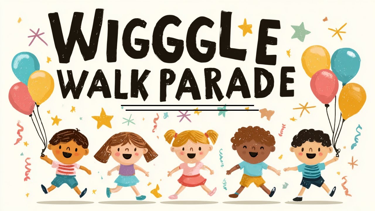 Wiggle Walk Parade | Fun Dance Rhyme for Kids
