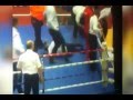 Boxer brutally attacks the referee after losing fight 