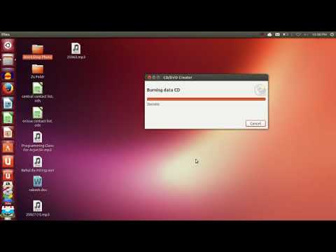 Video: Paano Sunugin Ang Isang Disc Sa Ubuntu