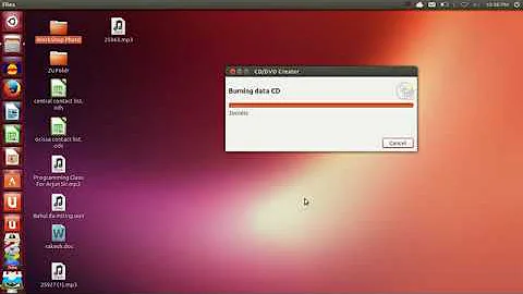 how to burn a cd in ubuntu