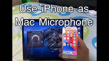 How tu use an iPhone as a Mac Microphone!
