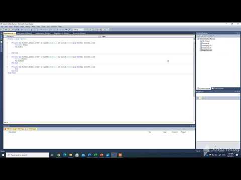 Create Link Button Using VB