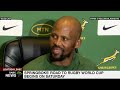 Boks prepare for defence of the Rugby World Cup