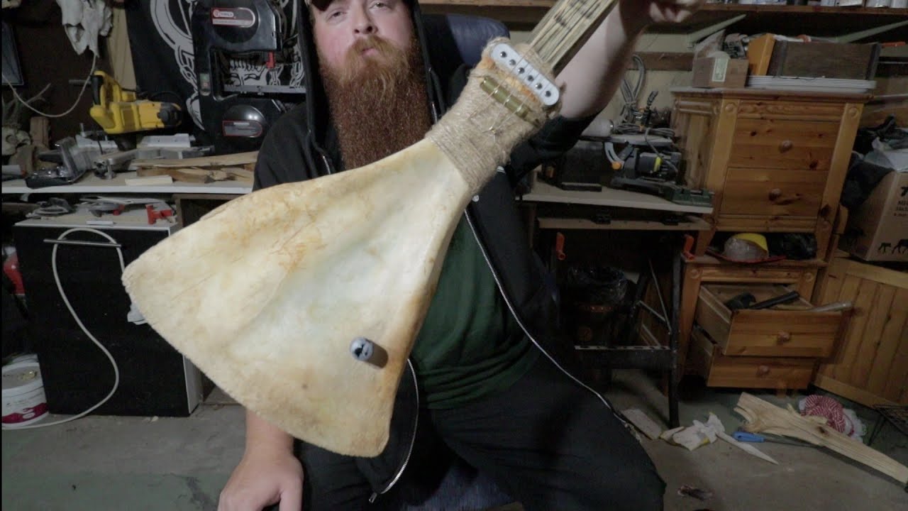 THE BONE GUITAR!!! Electric guitar made from real moose bone! YouTube