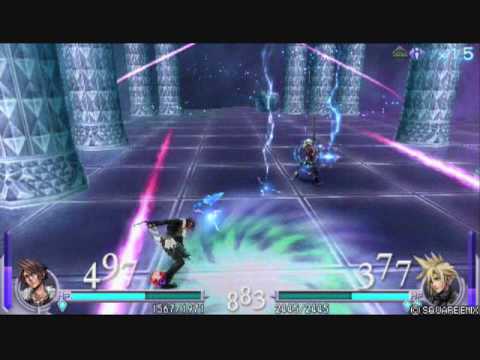 FF Dissidia USA VERSION Squall Vs Cloud