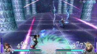 FF Dissidia USA VERSION Squall Vs Cloud