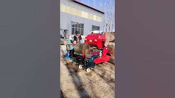 Diesel fully automatic green storage baling and coating machine