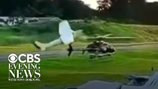 Video captures plane hitting Pennsylvania State Police helicopter in midair