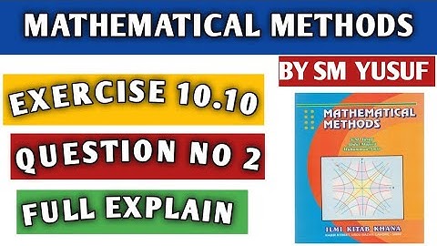 Differential Equations Higher Order Exercise # 10.10||S.M Yusuf