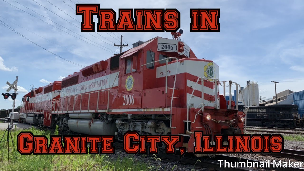 Trains in Granite City, Illinois YouTube