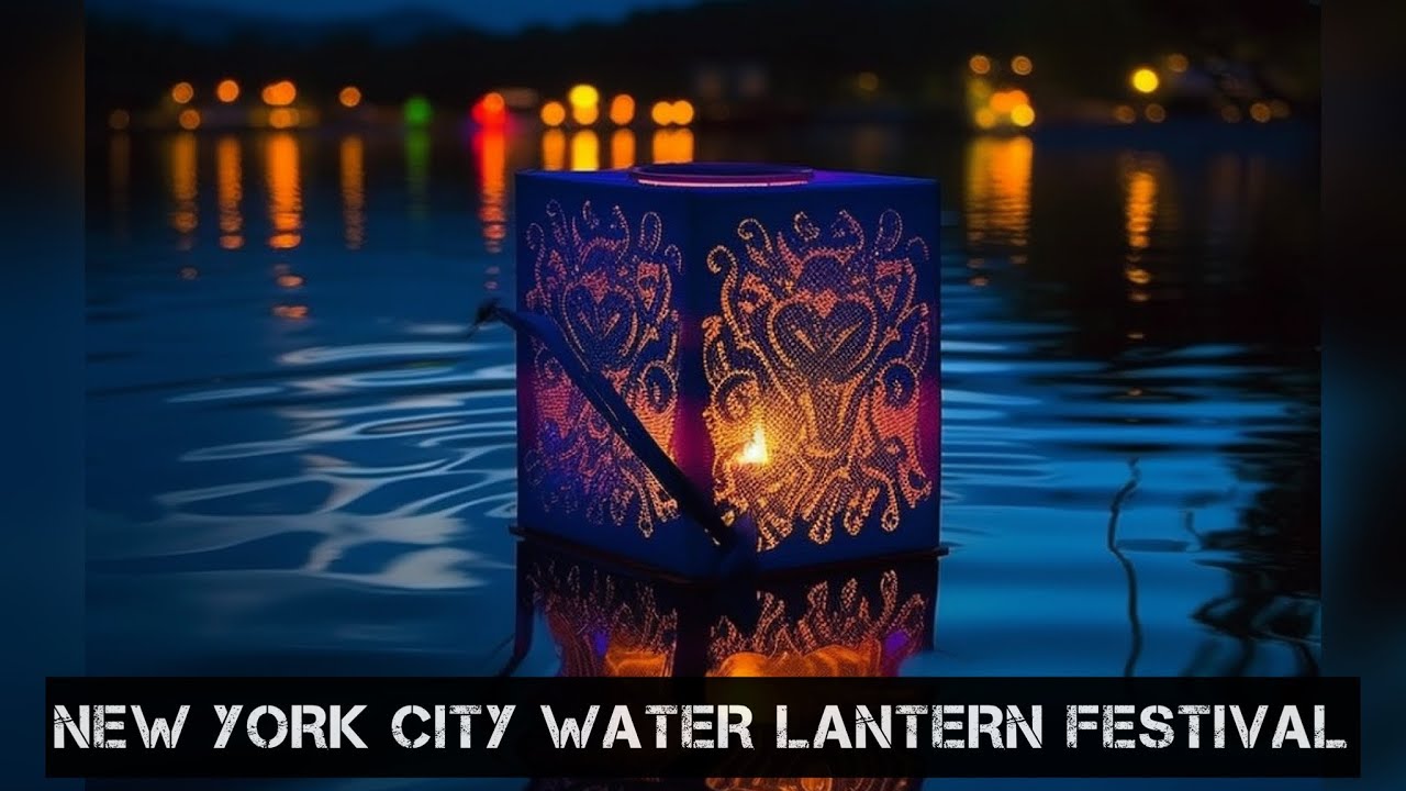 New York City Water Lantern Festival 🪔| VLOG