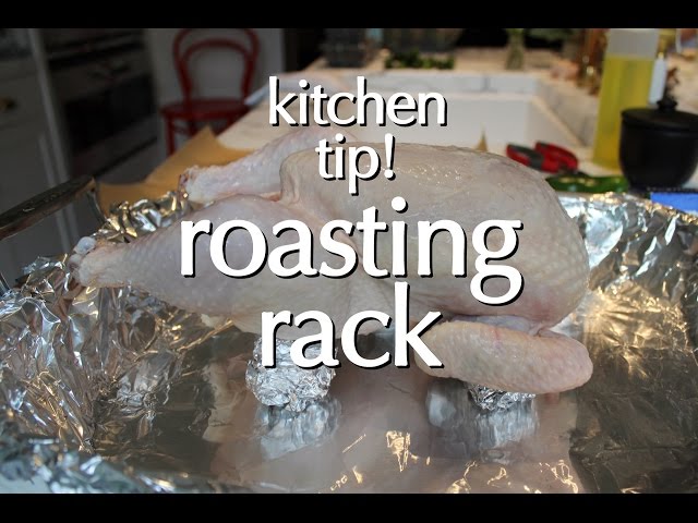 Forgot A Thanksgiving Roasting Rack? Use Aluminum Foil