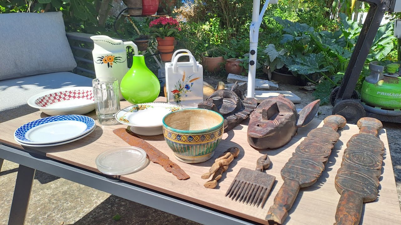 Art déco, Vintage, ethnographie : le trio gagnant du vide-grenier !