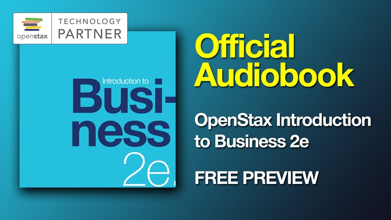 OpenStax Introduction to Business 2e Audiobook | Chapter 1 OpenStax Introduction to Business 2e Audiobook | Chapter 1