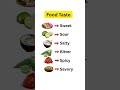 🍔 Food Taste Vocabulary | Describe Food in English 😋