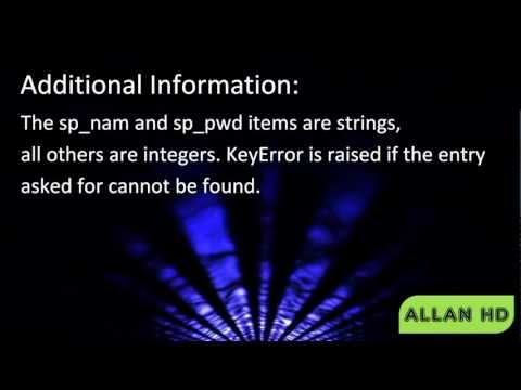 Python Shadow Password Database - AllanHD