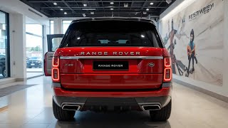 2026 Range Rover Red Edition – First Look Exterior Front Review Real Showroom Launch with Lights On Land Rover Red Colour