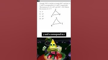 EASY Similar Triangle question on the SAT..